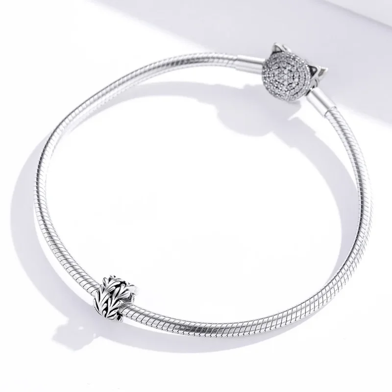 (image for) Pandora Style Silver Seaweed Charm - SCC1534 - View 3