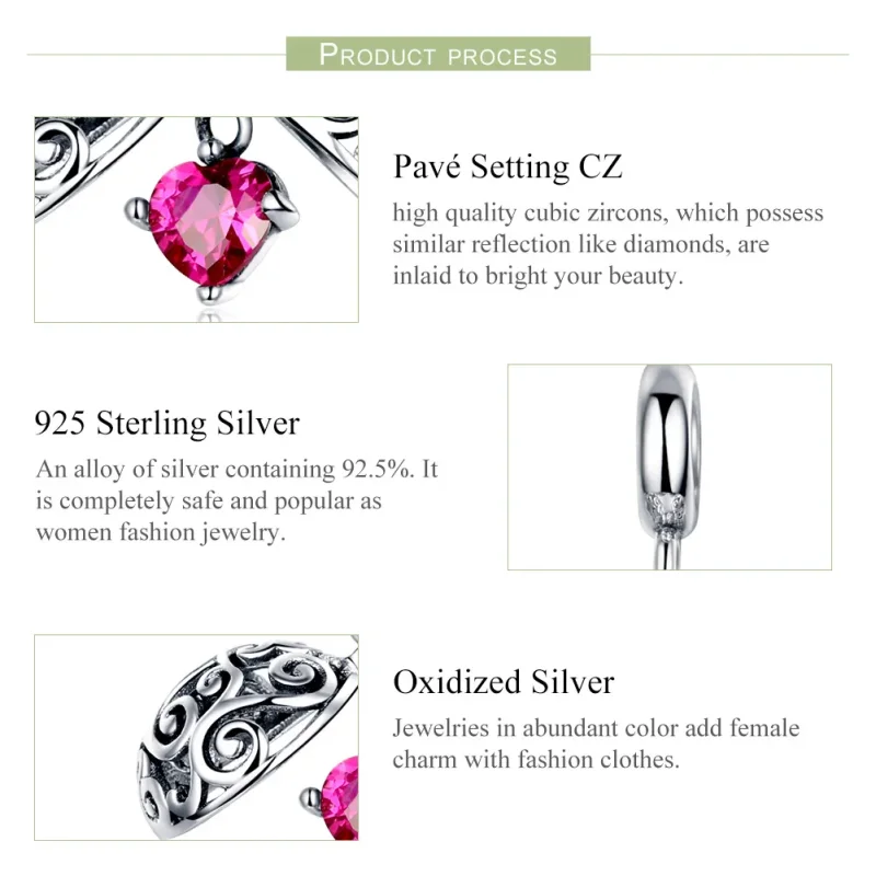 (image for) Pandora Style Silver Secret Fruit Dangle - SCC1114 - View 5