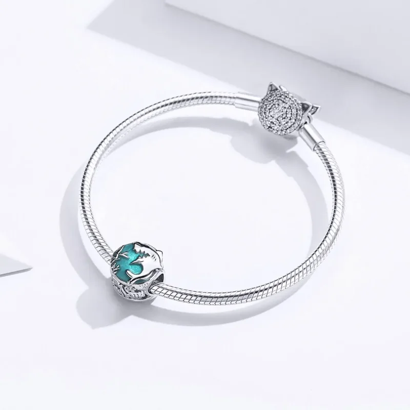 (image for) Pandora Style Silver Shark Charm - SCC1294 - View 4
