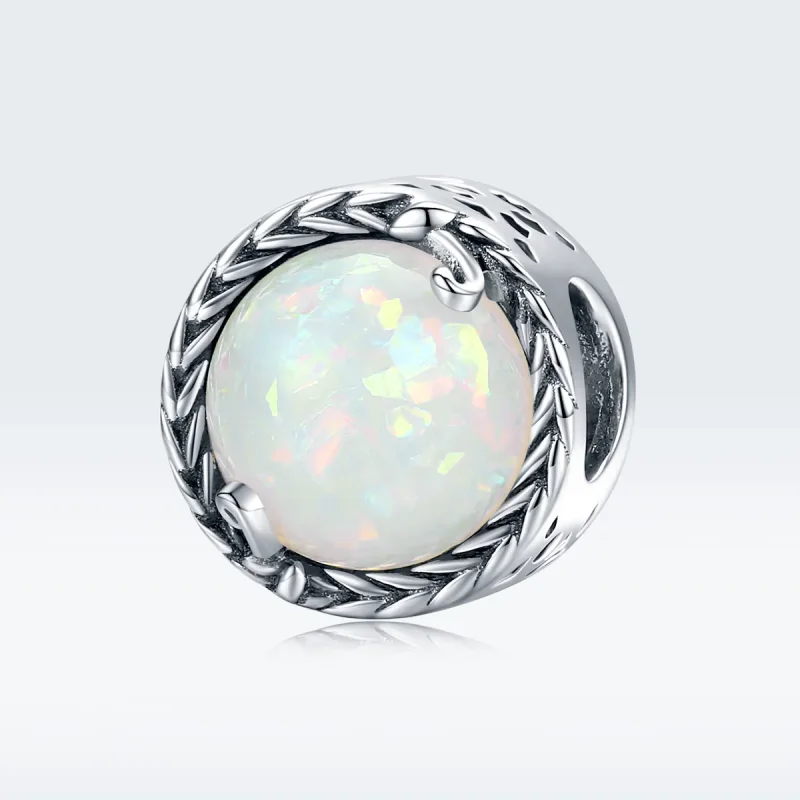 (image for) Pandora Style Silver Simple Vine Charm - SCC1576 - View 5