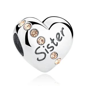 (image for) Pandora Style Silver Sister Charm - SCC008