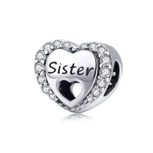 (image for) Pandora Style Silver Sister Charm - SCC1141