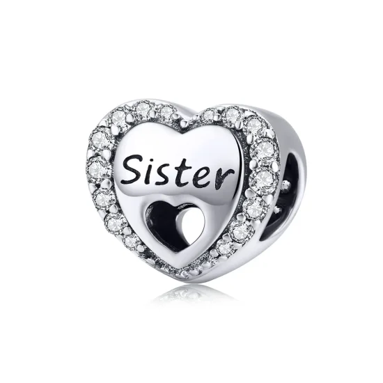 (image for) Pandora Style Silver Sister Charm - SCC1141