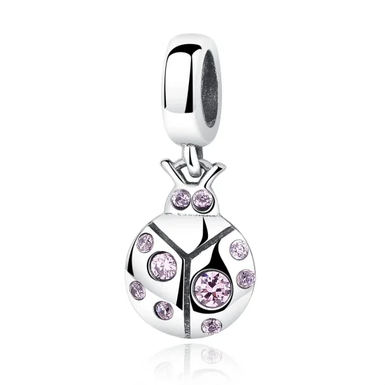 (image for) Pandora Style Silver Small Beetle Dangle - SCC023
