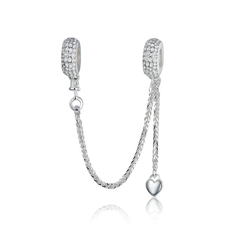 (image for) Pandora Style Silver Small Tire Safety Chain - SCC1112