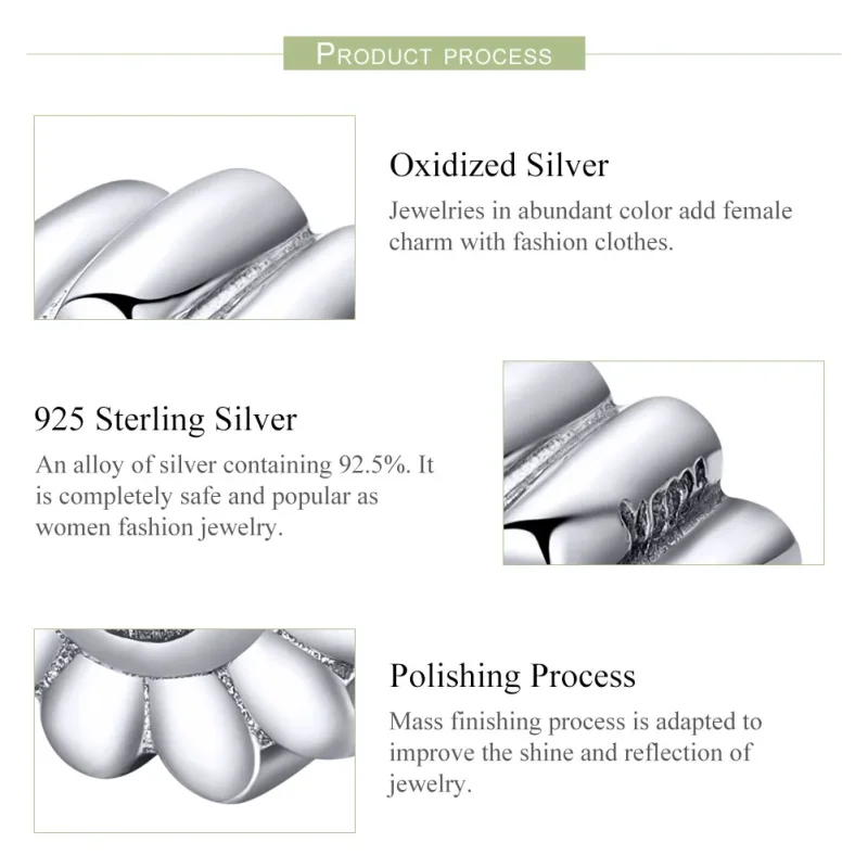(image for) Pandora Style Silver Smiling Sun Charm - SCC901 - View 7
