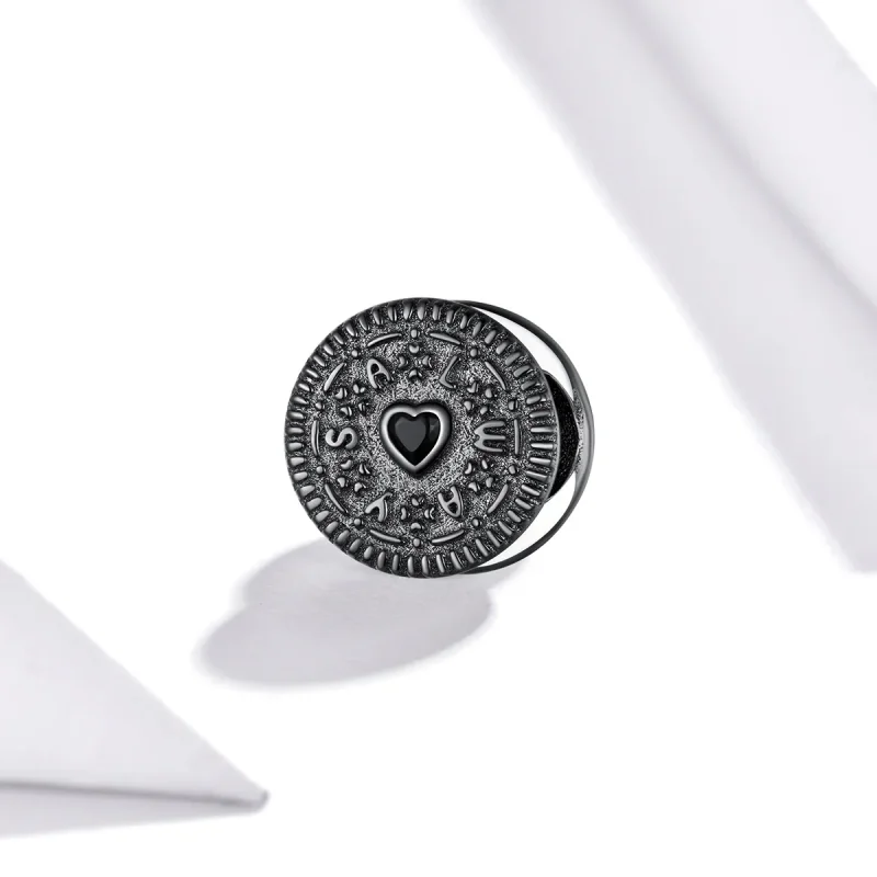 (image for) Pandora Style Silver Sndwich Biscuit Charm - BSC352 - View 2