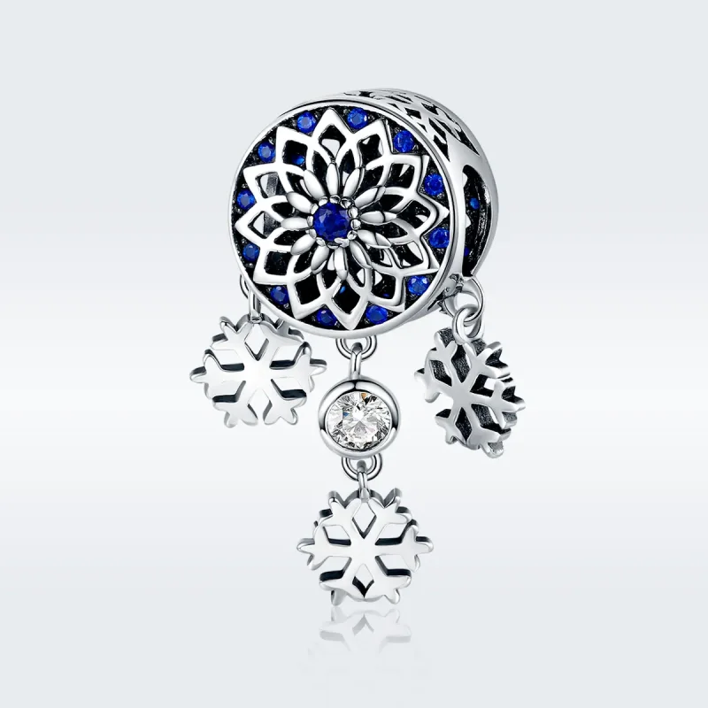 (image for) Pandora Style Silver Snow Charm - SCC1117 - View 3