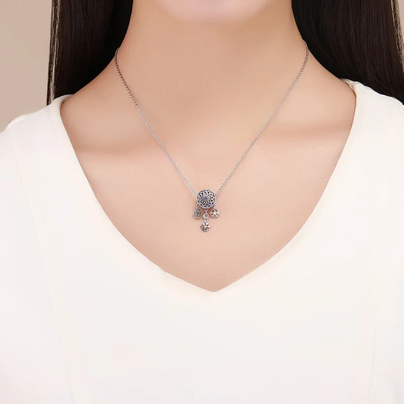 (image for) Pandora Style Silver Snow Charm - SCC1117 - View 4