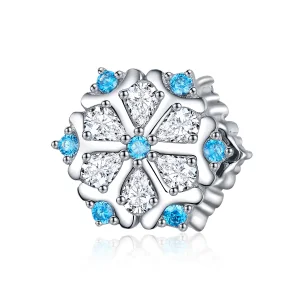 (image for) Pandora Style Silver Snowflake Charm - SCC1077