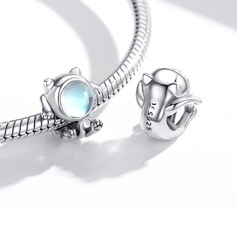 (image for) Pandora Style Silver Space Cat Charm - SCC1697 - View 4