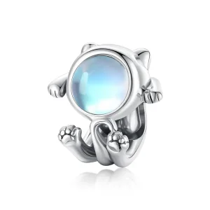 (image for) Pandora Style Silver Space Cat Charm - SCC1697