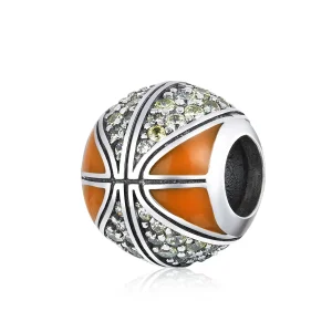 (image for) Pandora Style Silver Spirit of Basketball Charm - SCC1506