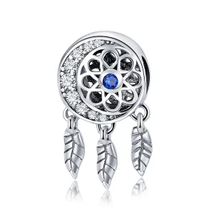 (image for) Pandora Style Silver Spiritual Dreamcatcher Charm - SCC718