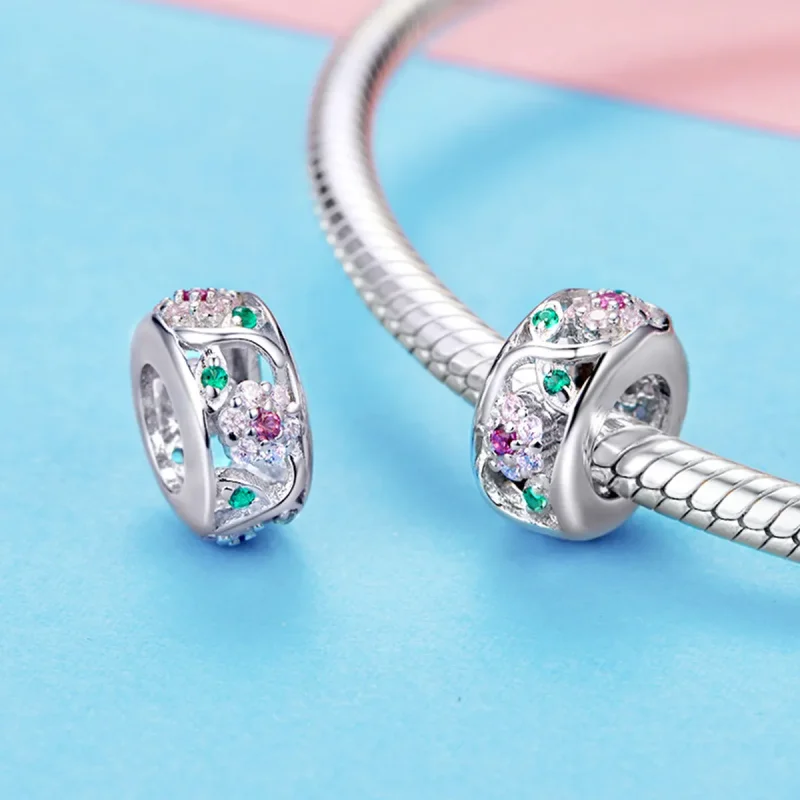 (image for) Pandora Style Silver Spring Charm - BSC039 - View 3