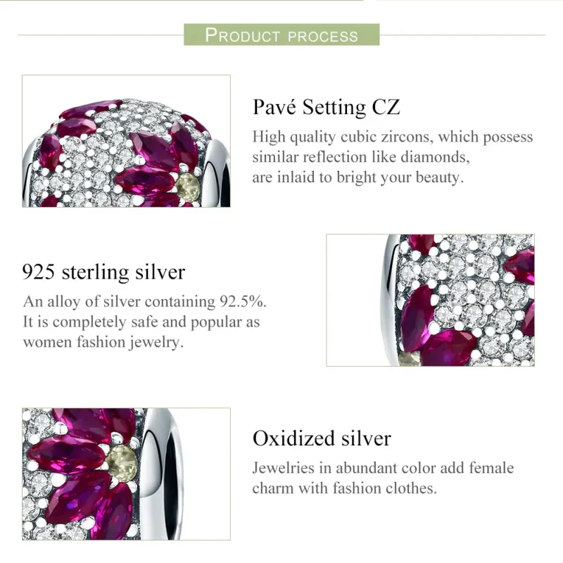 (image for) Pandora Style Silver Spring Scenery Charm - SCC570 - View 8