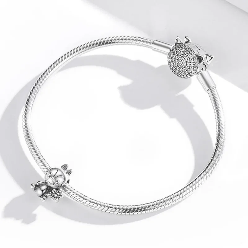 (image for) Pandora Style Silver Squirrel Boy Charm - SCC1868 - View 4