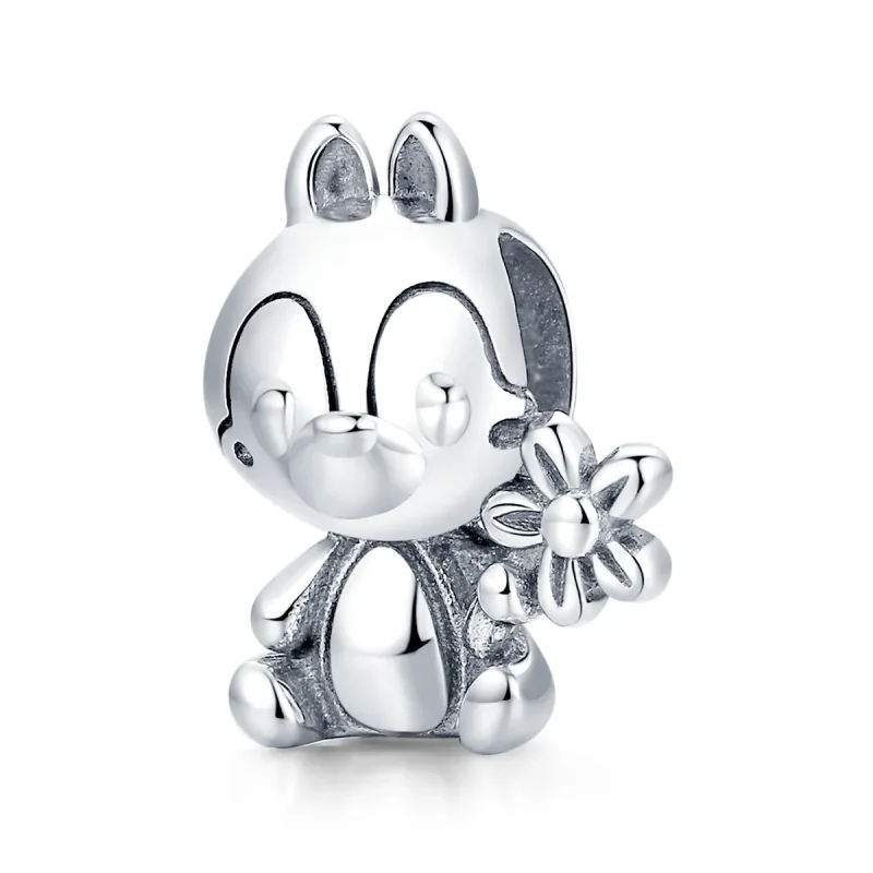 (image for) Pandora Style Silver Squirrel Boy Charm - SCC1868