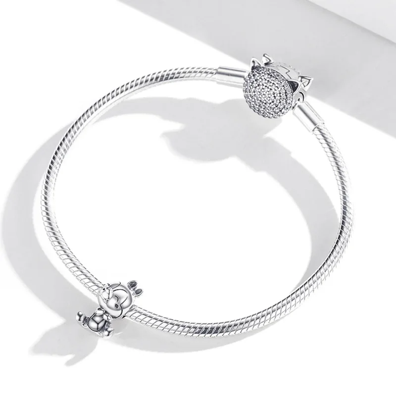 (image for) Pandora Style Silver Squirrel Charm - SCC1869 - View 4