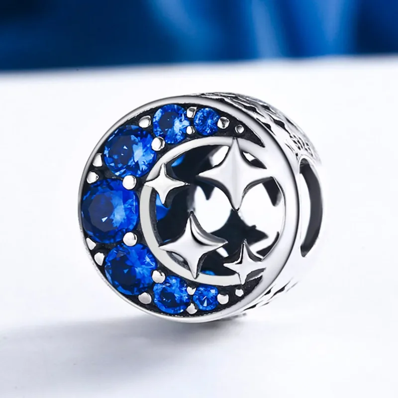 (image for) Pandora Style Silver Star Moon Myth Charm - SCC184 - View 3