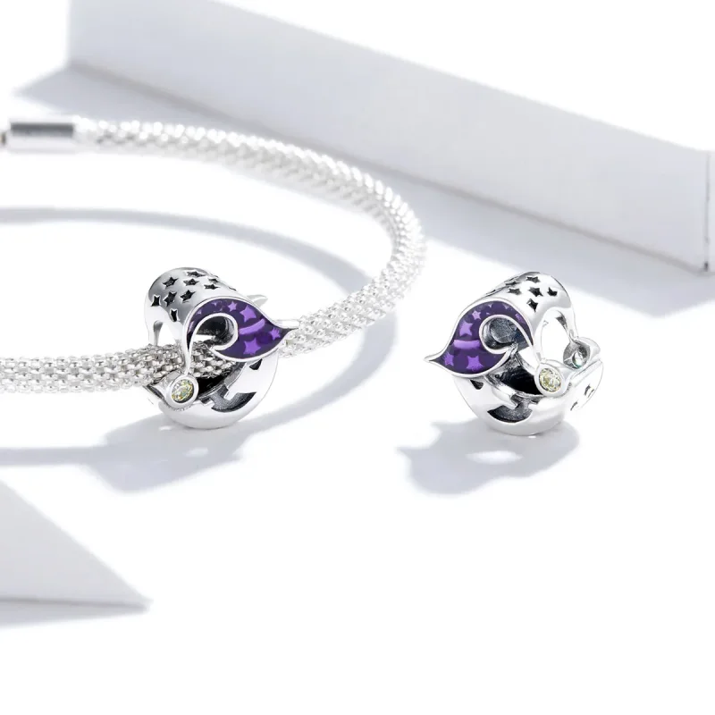 (image for) Pandora Style Silver Starry Charm - SCC1618 - View 4
