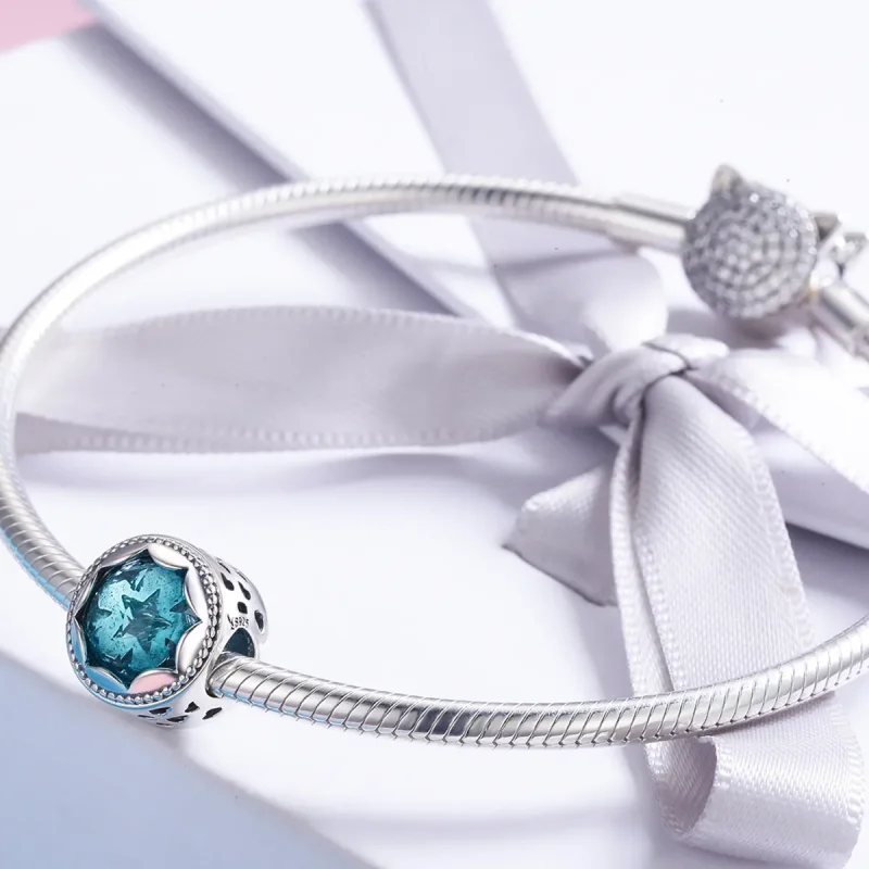 (image for) Pandora Style Silver Starry Sky Charm - SCC692 - View 4