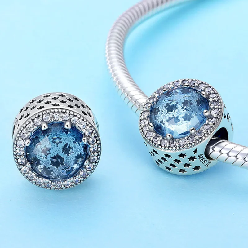 (image for) Pandora Style Silver Starry Sky Charm - SCC730 - View 2