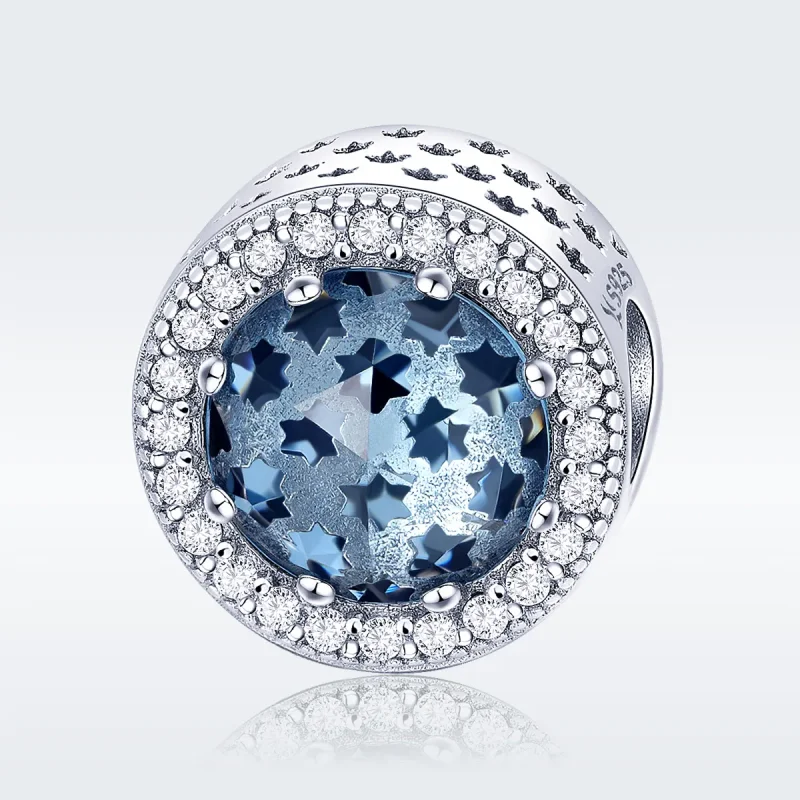 (image for) Pandora Style Silver Starry Sky Charm - SCC730 - View 3
