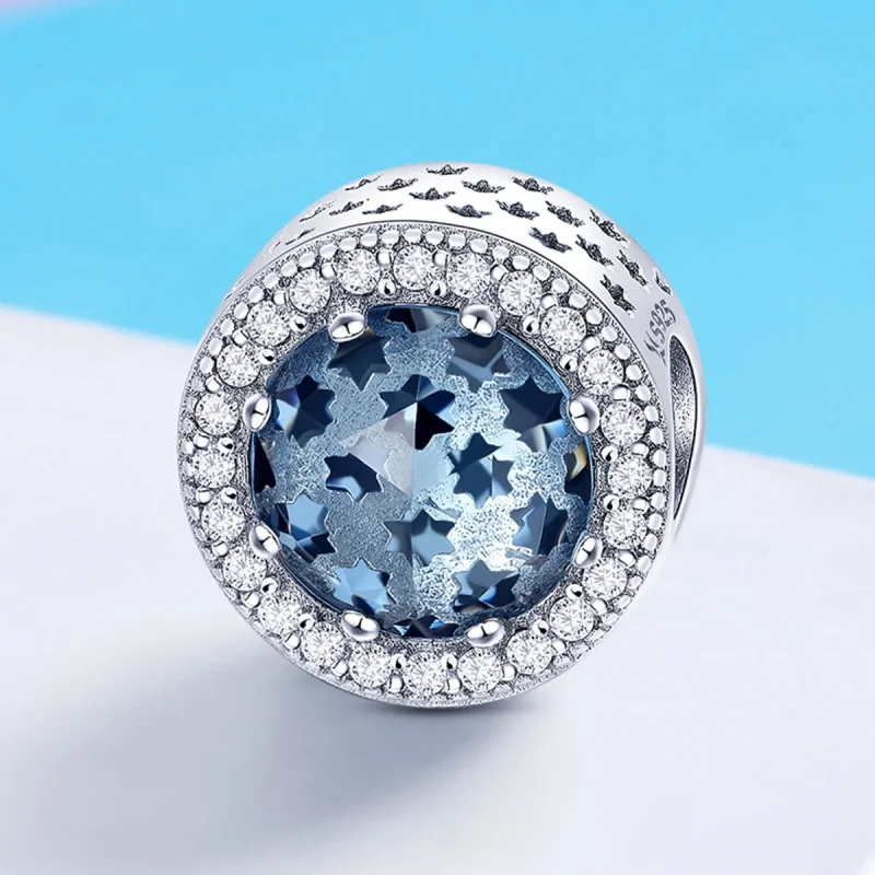 (image for) Pandora Style Silver Starry Sky Charm - SCC730 - View 4