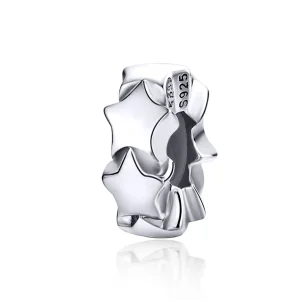 (image for) Pandora Style Silver Starry Sky Spacer - SCC1169