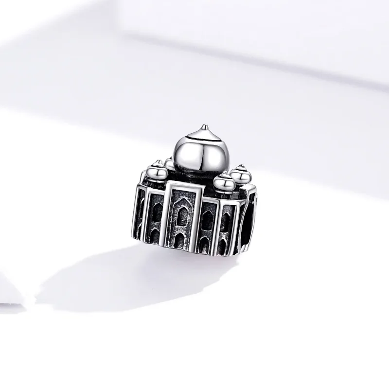 (image for) Pandora Style Silver State Taj Mahal Charm - SCC1542 - View 4