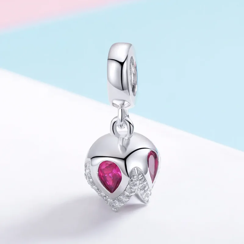 (image for) Pandora Style Silver Story of Tulip Dangle - SCC1027 - View 2