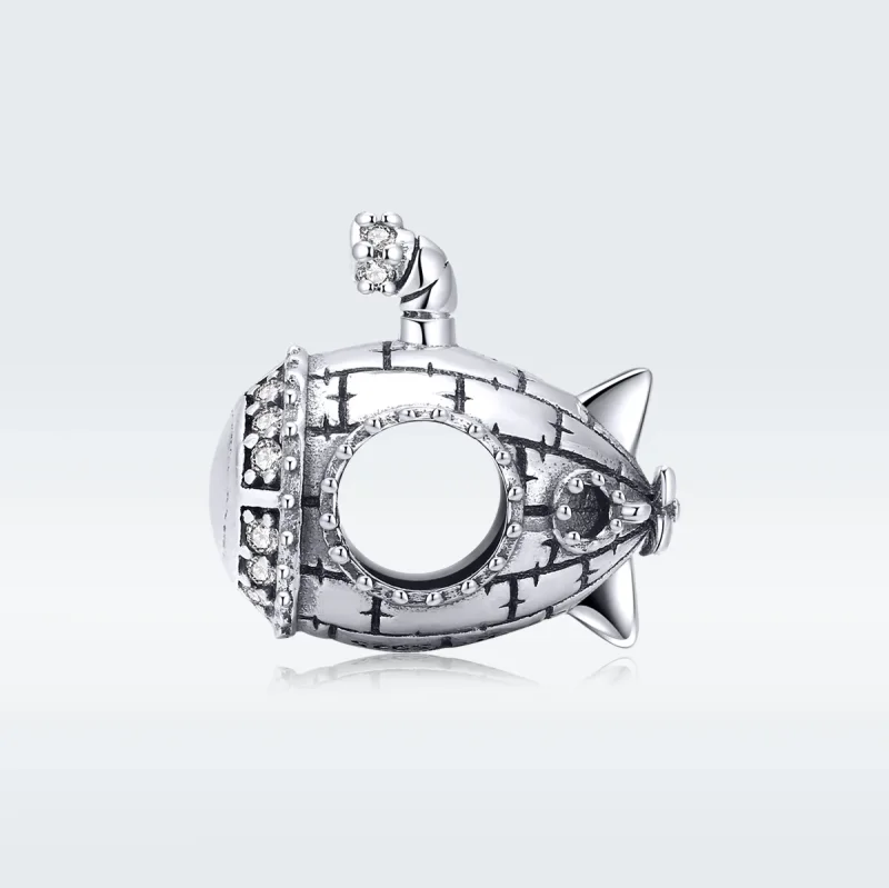 (image for) Pandora Style Silver Submarine Charm - SCC1453 - View 5