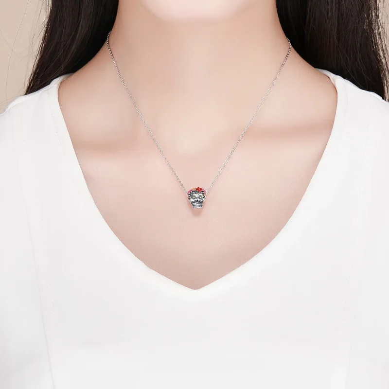 (image for) Pandora Style Silver Sugar Skull Charm - SCC888 - View 5