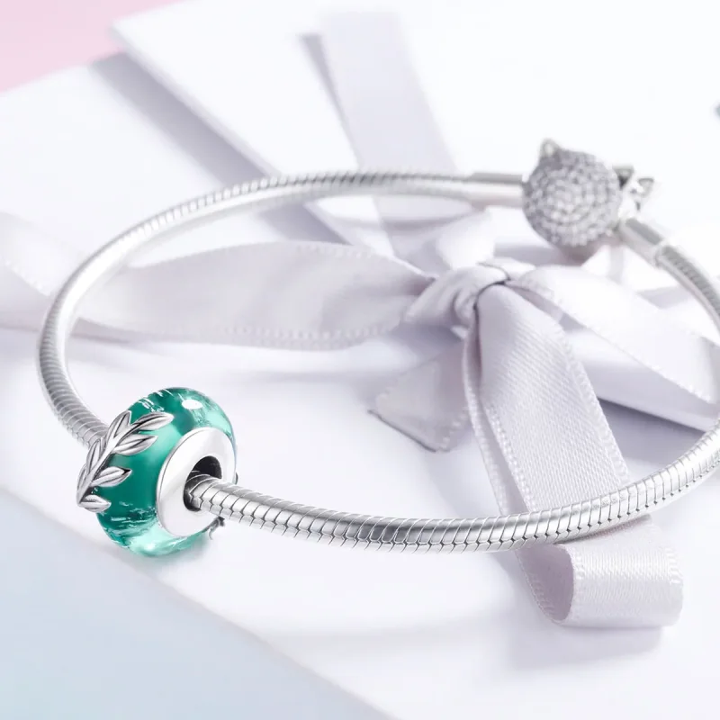 (image for) Pandora Style Silver Summer Branches Charm - SCC863 - View 4