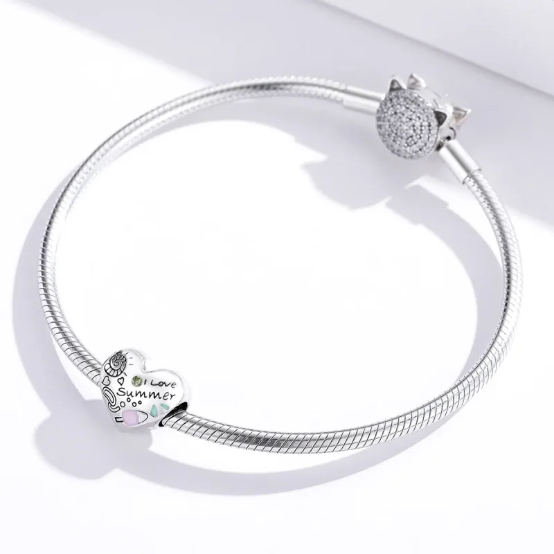 (image for) Pandora Style Silver Summer Graffiti Charm - SCC1529 - View 3