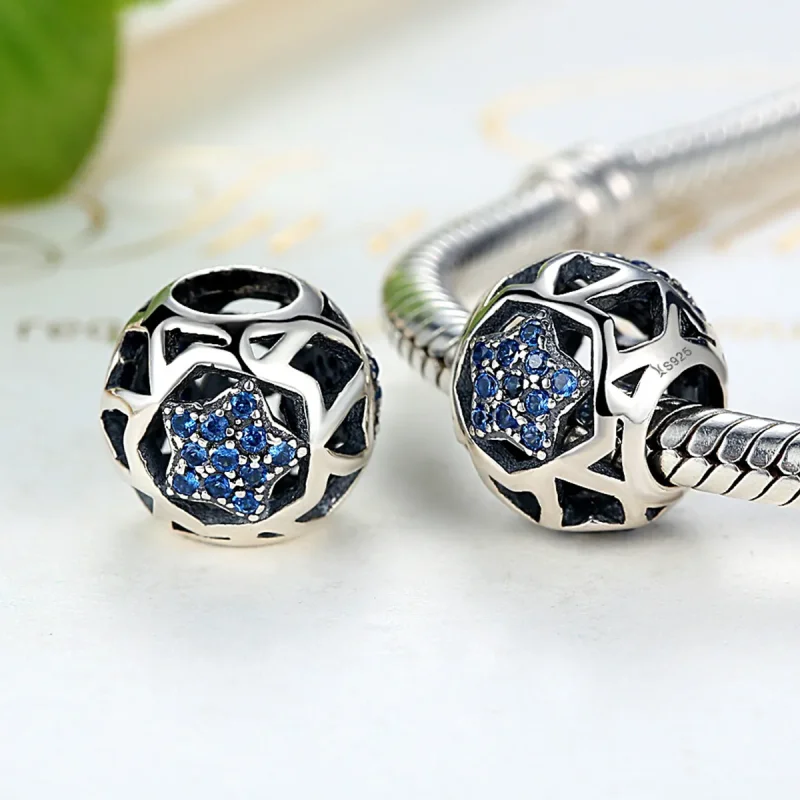 (image for) Pandora Style Silver Summer Star Charm - SCC057 - View 4