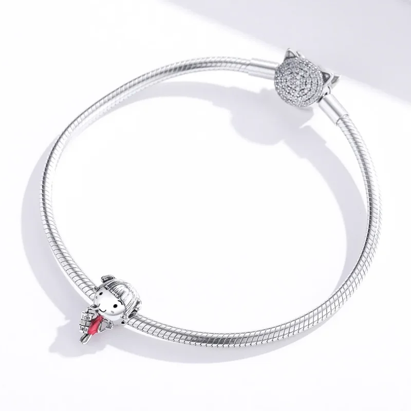 (image for) Pandora Style Silver Sunshine Girl Charm - SCC1525 - View 3