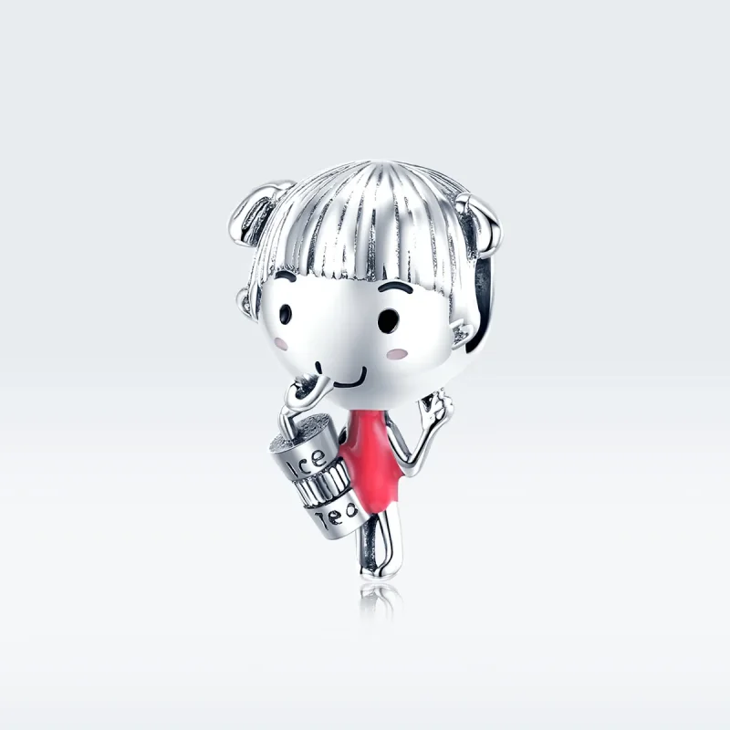 (image for) Pandora Style Silver Sunshine Girl Charm - SCC1525 - View 5