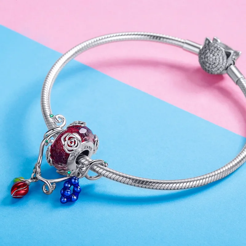 (image for) Pandora Style Silver Sweet Fruit Charm - SCC1138 - View 5