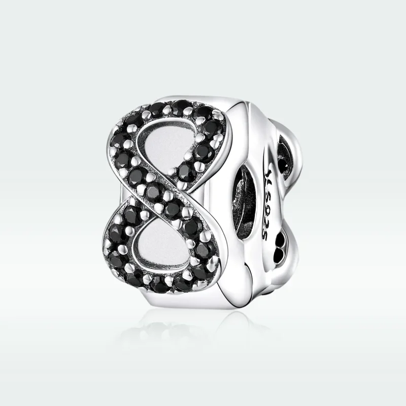 (image for) Pandora Style Silver Symbol of Infinity Charm - SCC1498 - View 5