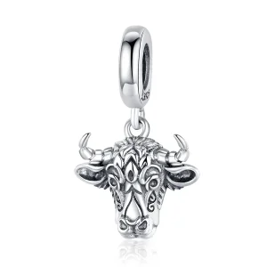 (image for) Pandora Style Silver Tauren Dangle Charm - SCC1316