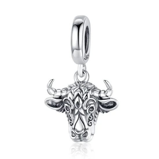 (image for) Pandora Style Silver Tauren Dangle Charm - SCC1316