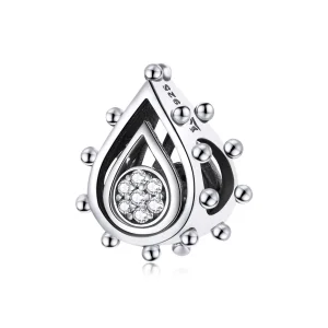 (image for) Pandora Style Silver Teardrop Charm - SCC1723