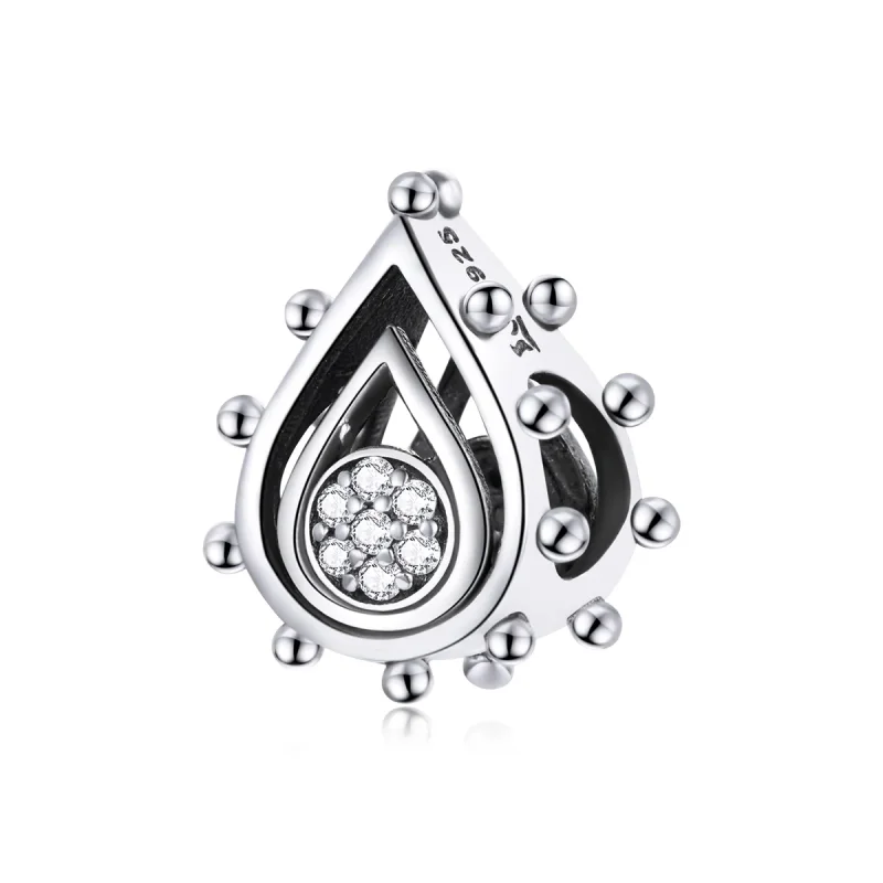 (image for) Pandora Style Silver Teardrop Charm - SCC1723