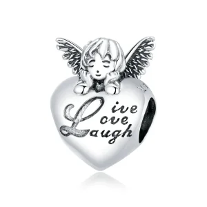 (image for) Pandora Style Silver Thanksgiving Angel Charm - SCC1633