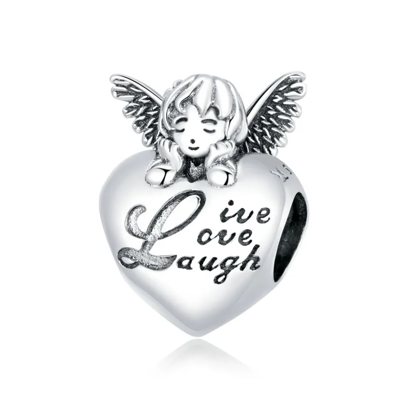(image for) Pandora Style Silver Thanksgiving Angel Charm - SCC1633