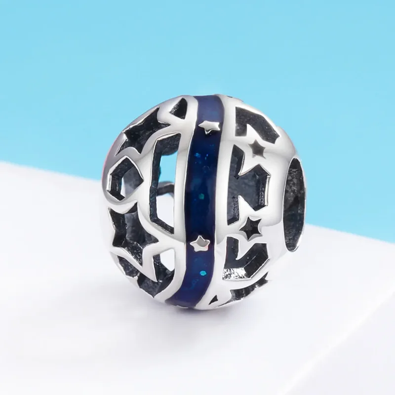 (image for) Pandora Style Silver The Shining Star River Charm - SCC640 - View 3