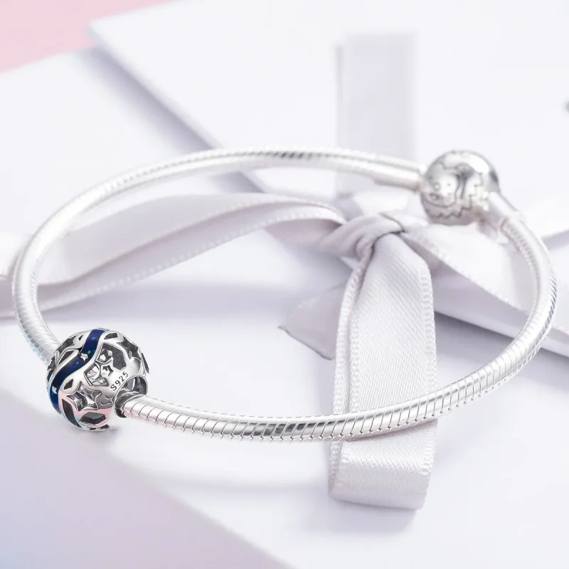 (image for) Pandora Style Silver The Shining Star River Charm - SCC640 - View 4