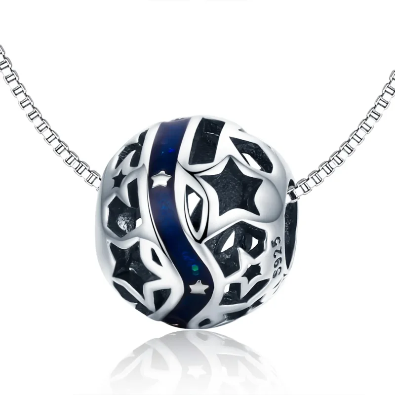 (image for) Pandora Style Silver The Shining Star River Charm - SCC640 - View 7